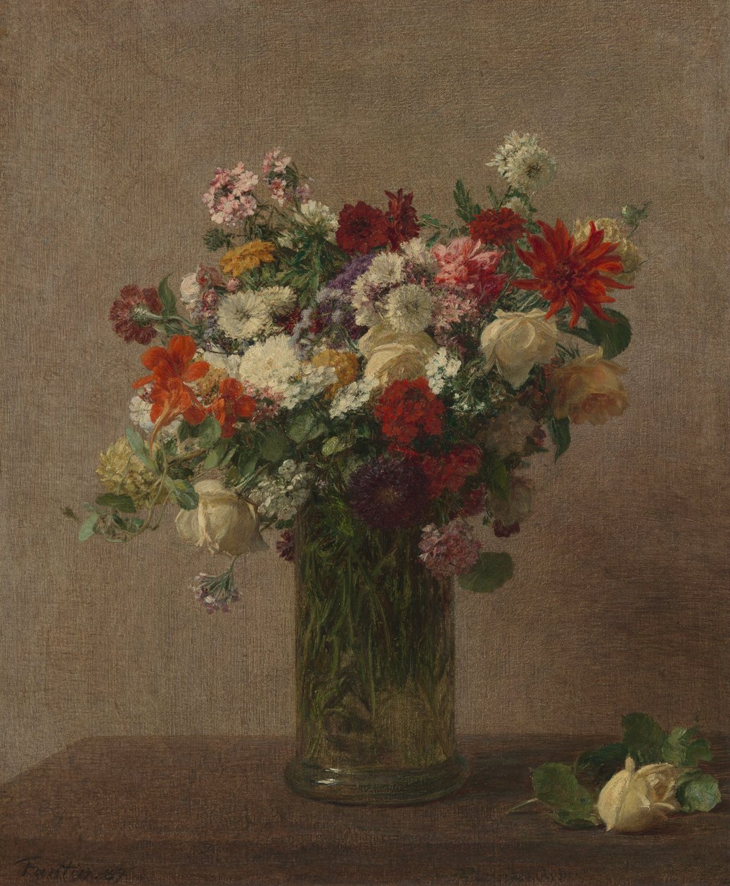 Fleurs de Normandie - Ignace Henri Jean Fantin Latour
