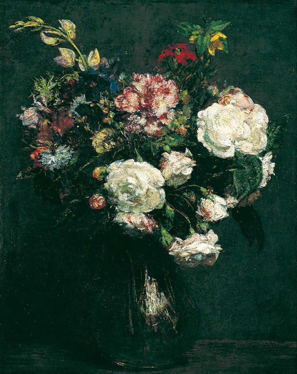 Vase de fleurs - Ignace Henri Jean Fantin Latour