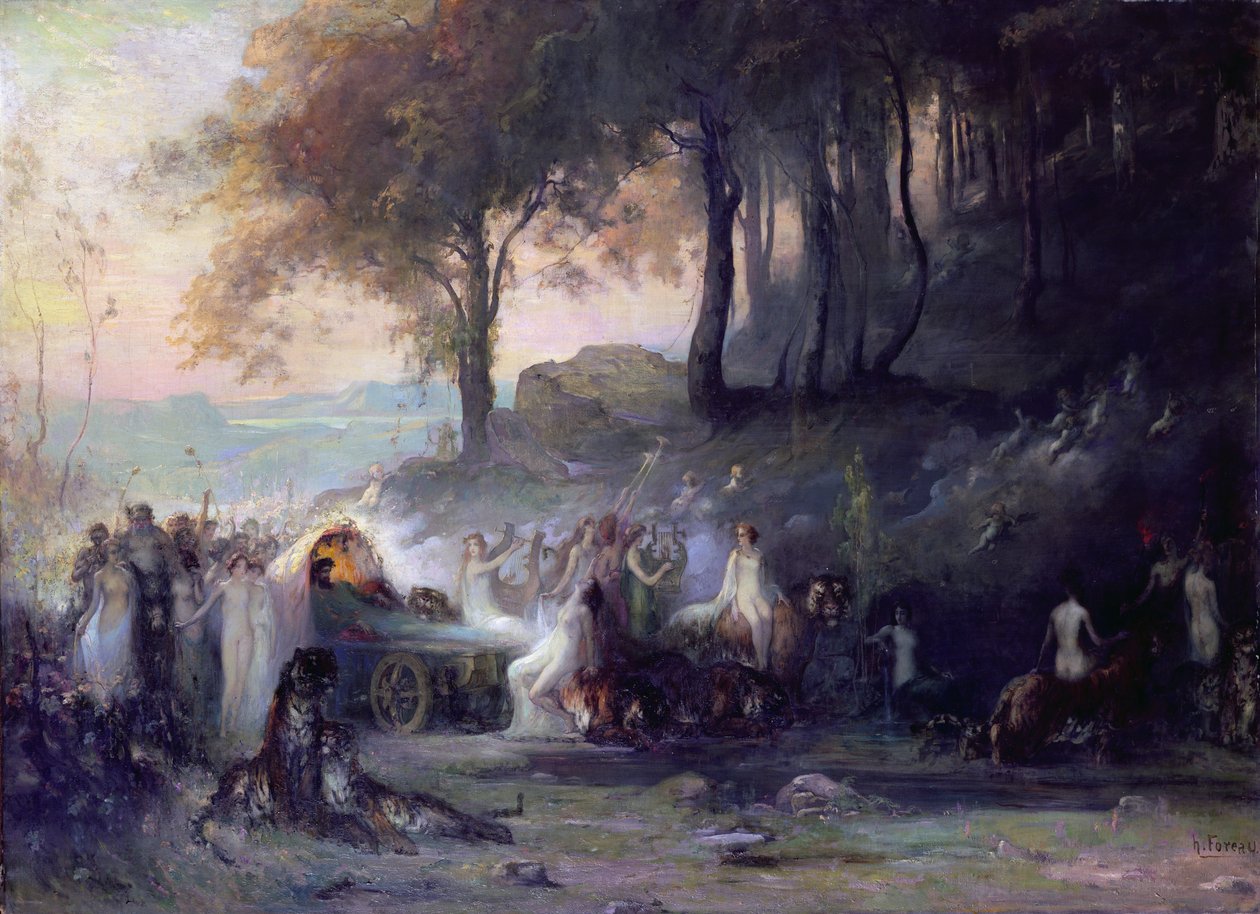 Une Procession Païenne, 1896 - Henri Foreau