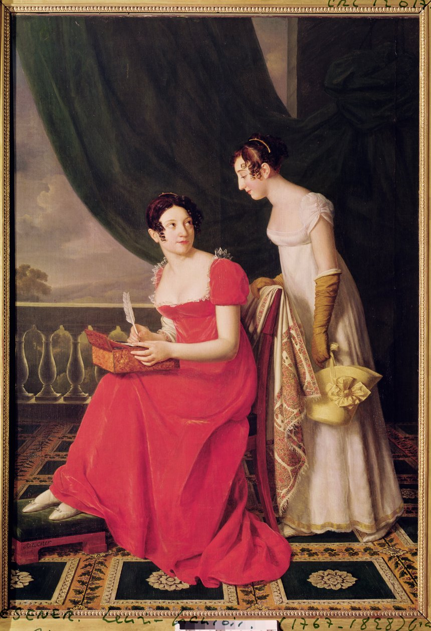 Madame Riesener et sa sœur, Madame Longroy, 1802 - Henri Francois Riesener