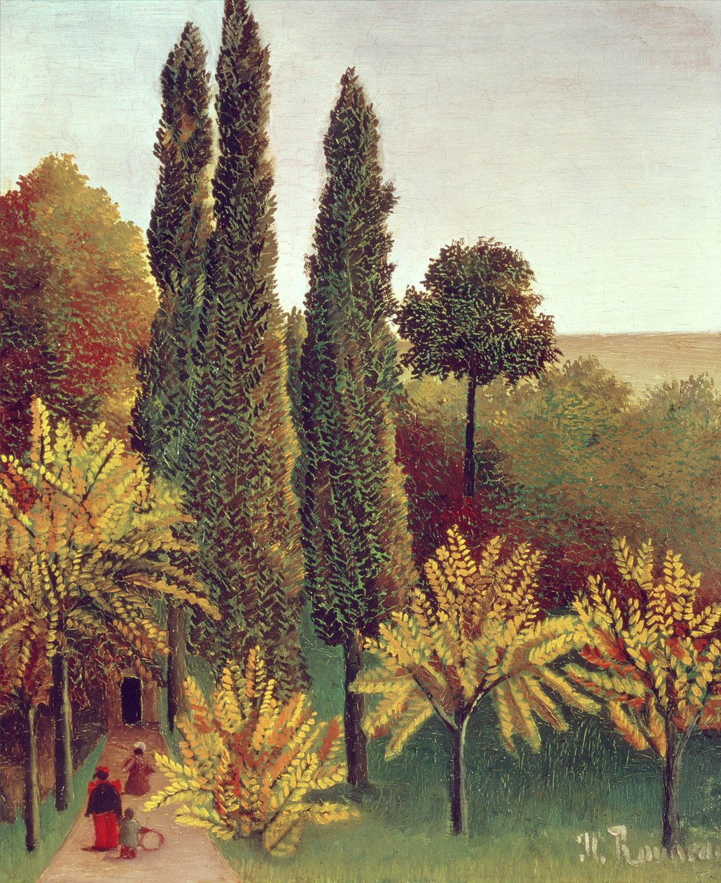 Sentier dans le parc des Buttes-Chaumont, Paris, 1908 - Henri Rousseau