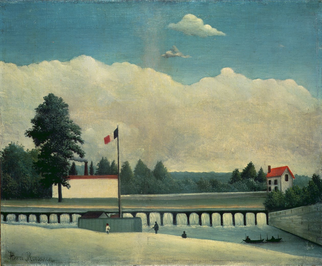 Le Dam, 1891-93 - Henri Rousseau