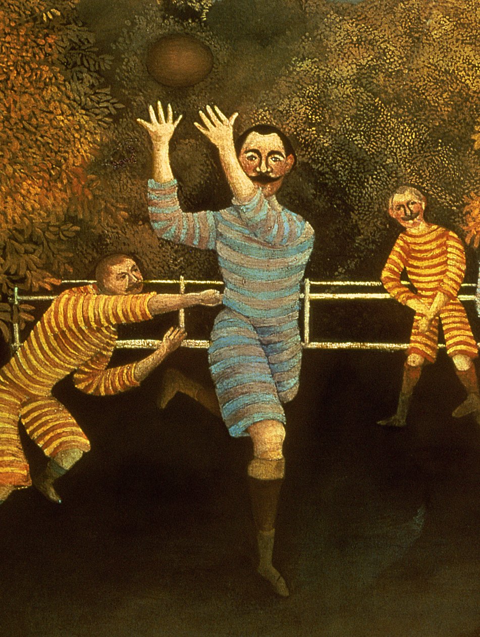 Les joueurs de football, 1908 (détail) - Henri Rousseau