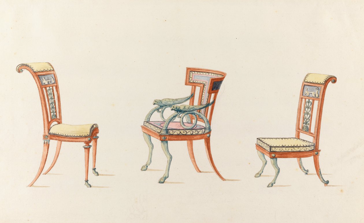 Chaises (3) - Nicolas Henri Jacob