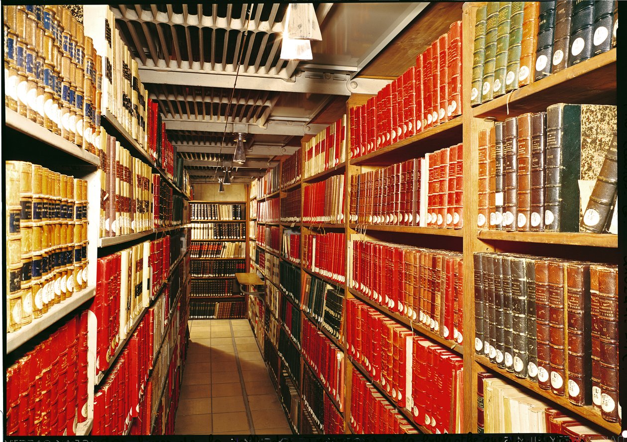 Intérieur du magasin de matériel imprimé - Henri Labrouste