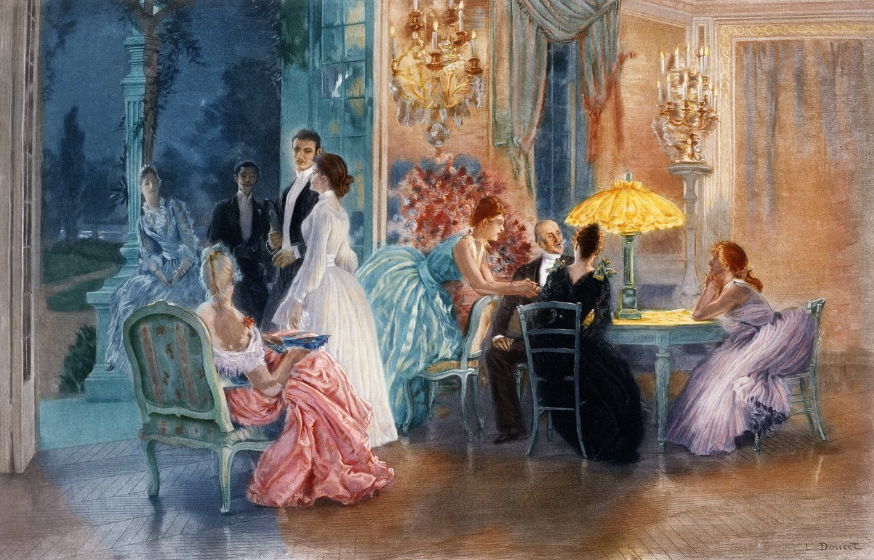 Le Soir au Château, 1890 - Henri Lucien Doucet