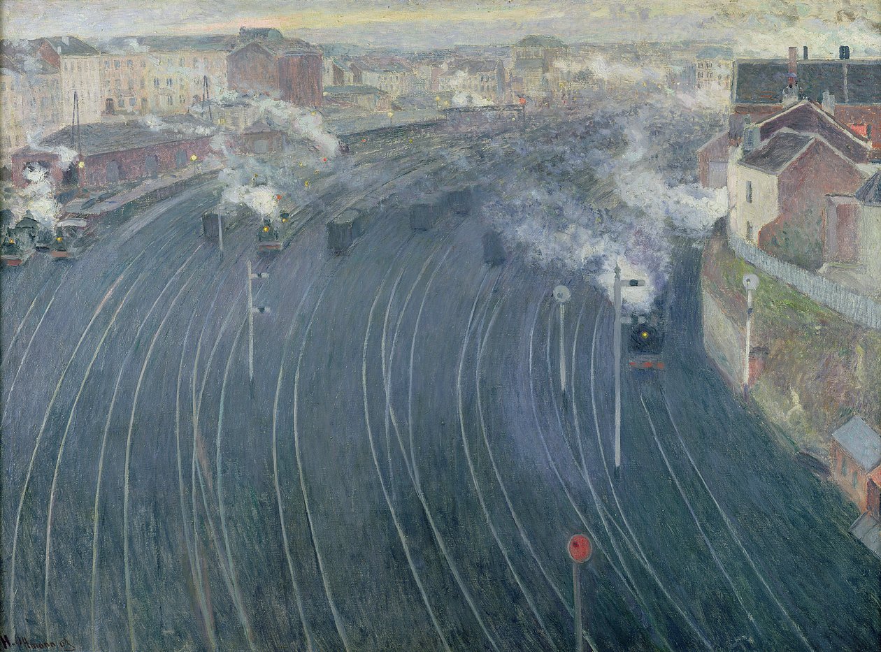 Gare de Luxembourg, Bruxelles, 1903 - Henri Ottmann