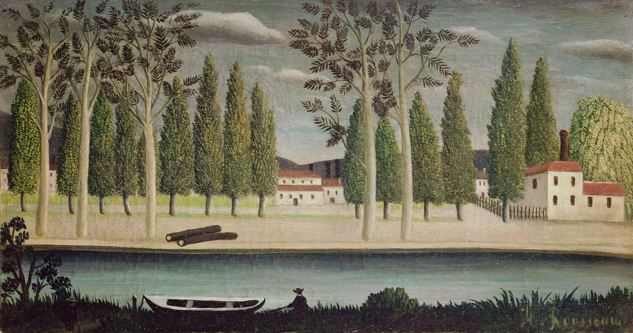Au bord de la rivière, c.1890 - Henri Rousseau