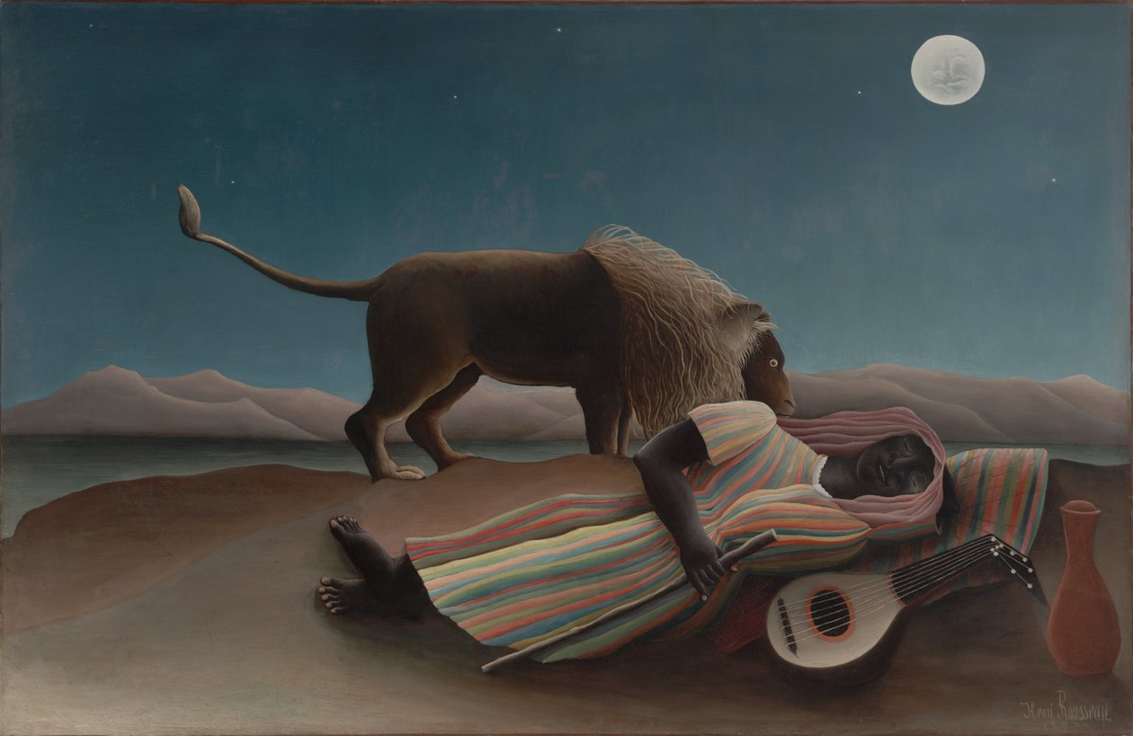 La Bohémienne endormie - Henri Rousseau