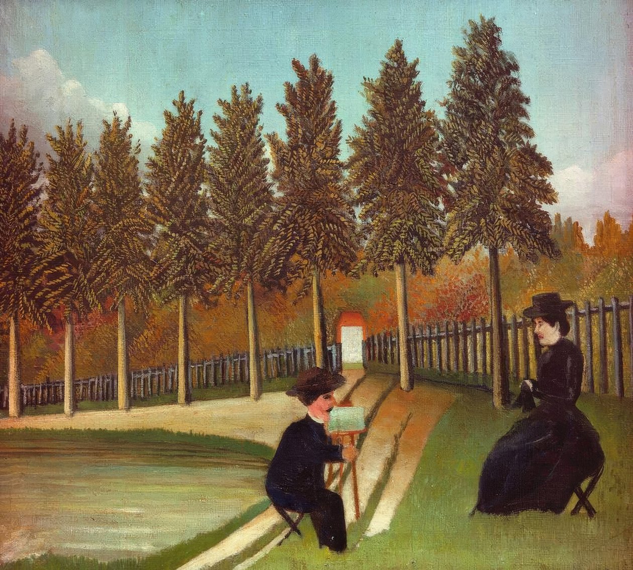 Le Peintre et sa femme - Henri Rousseau