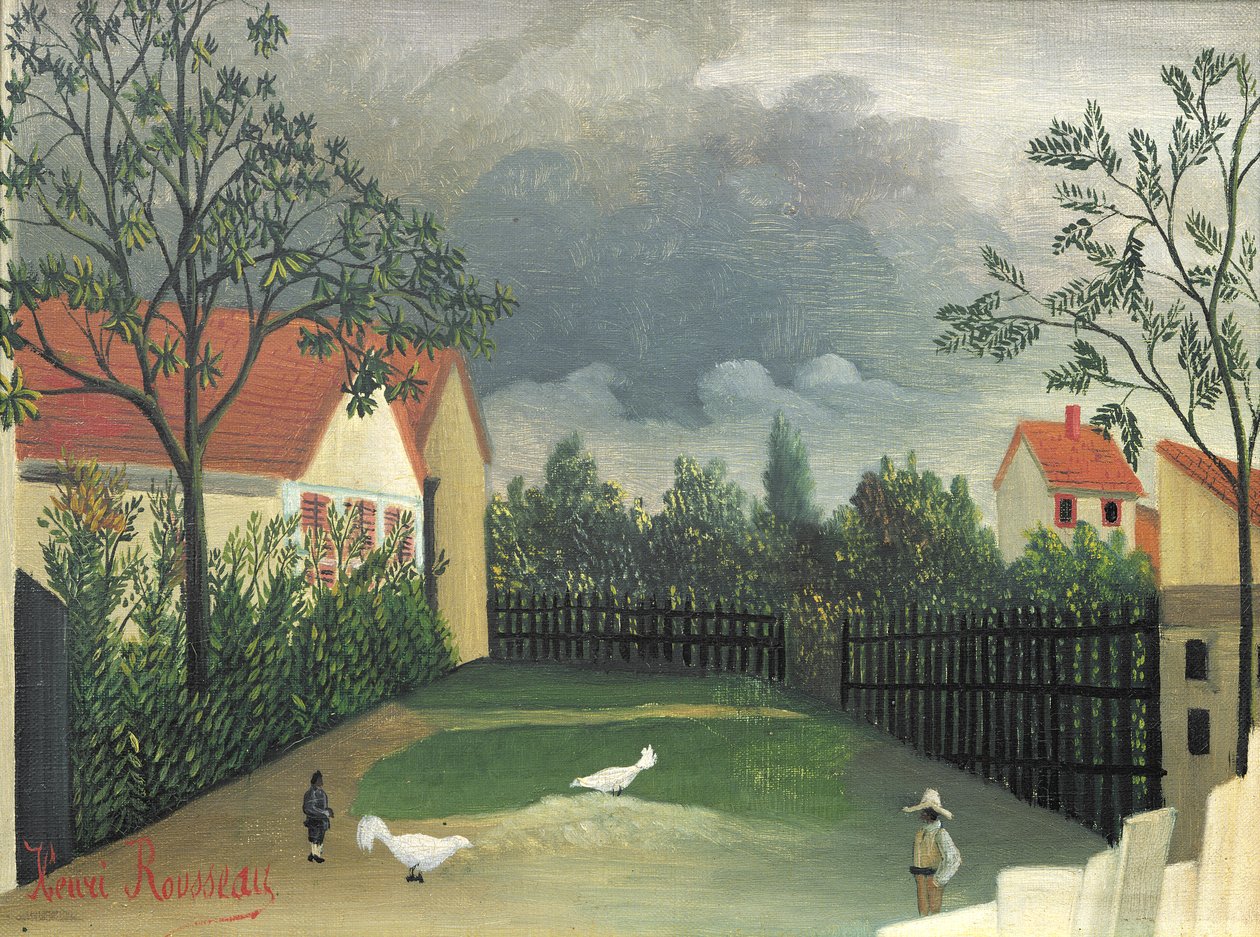 La cour de la ferme, 1896-98 - Henri Rousseau