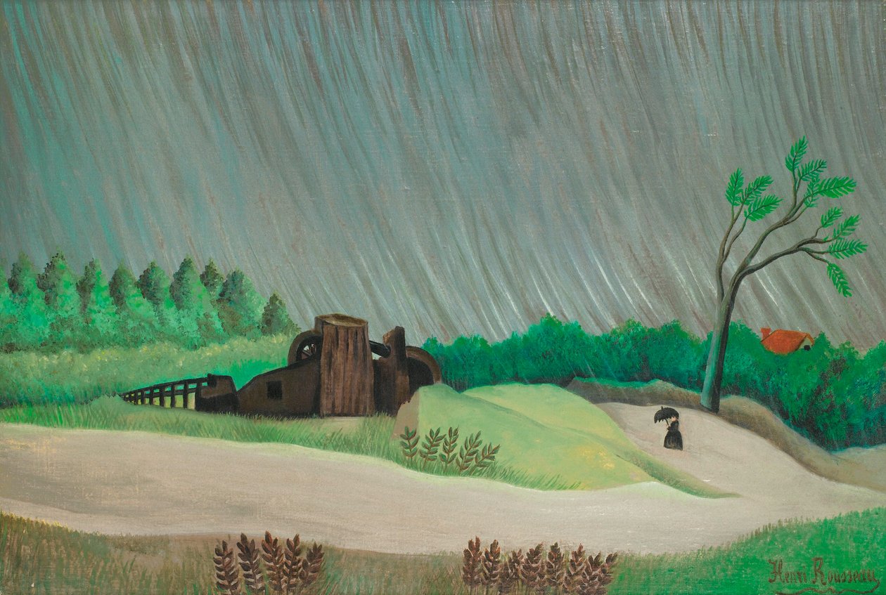 Un matin de pluie - Henri Rousseau