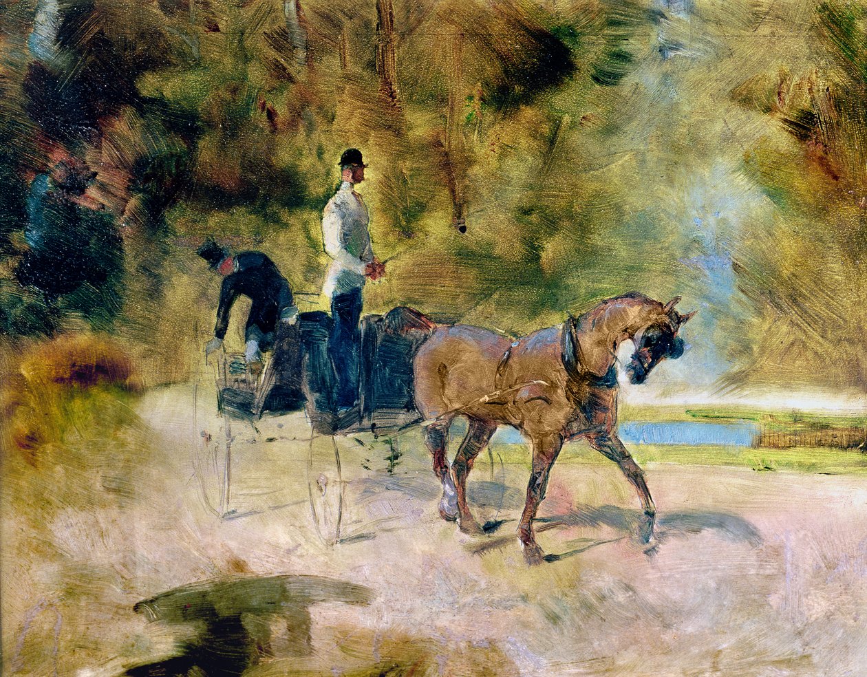 Un Dog-Cart, 1880 - Henri de Toulouse Lautrec