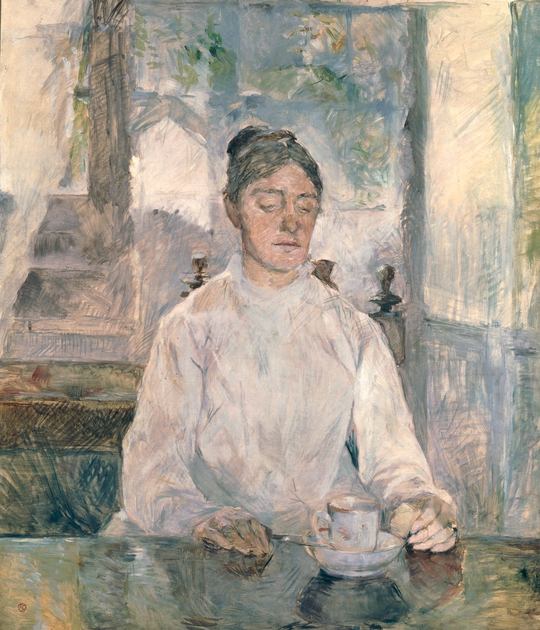 Adèle Tapié de Celeyran (1840-1930) Comtesse de Toulouse-Lautrec-Monfa, 1881 - Henri de Toulouse Lautrec