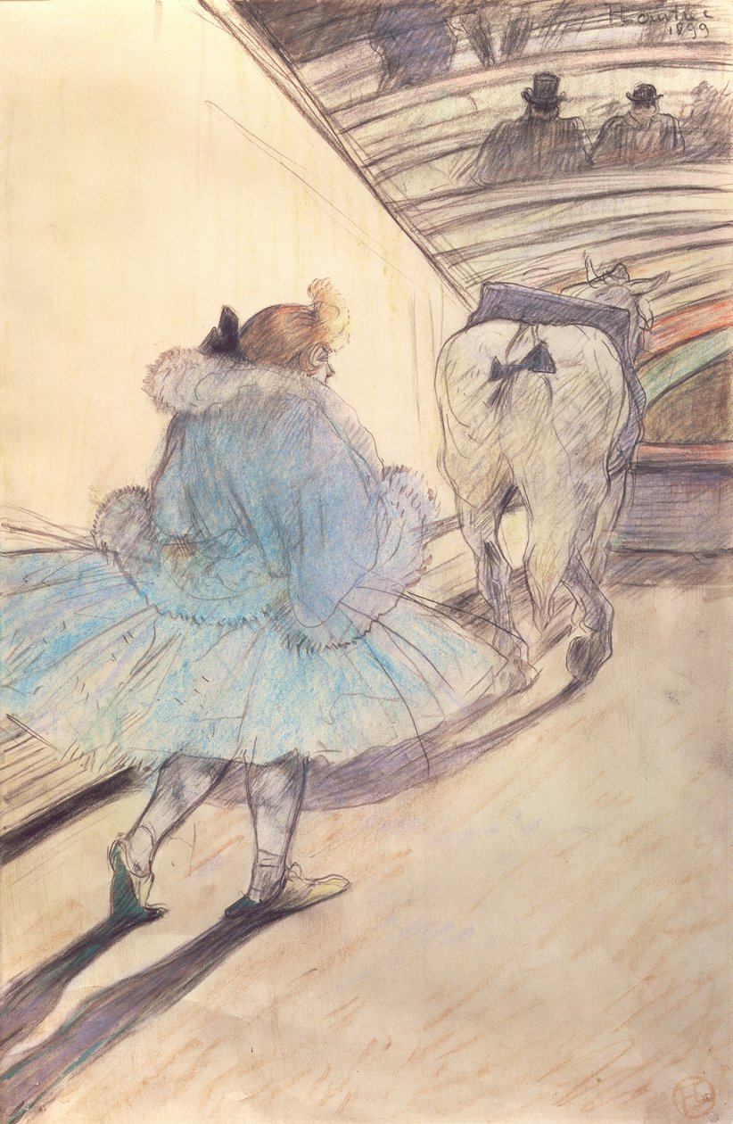 Au cirque, entrant dans l