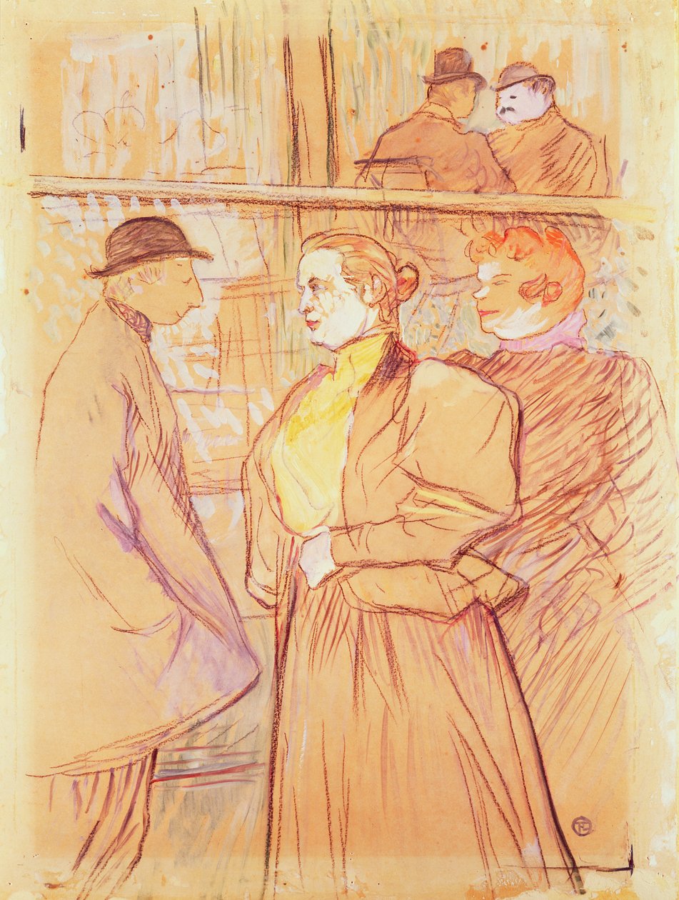 Au Moulin Rouge - Henri de Toulouse Lautrec
