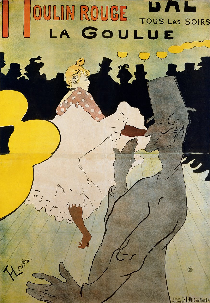 Moulin Rouge : La Goulue, 1891 - Henri de Toulouse Lautrec