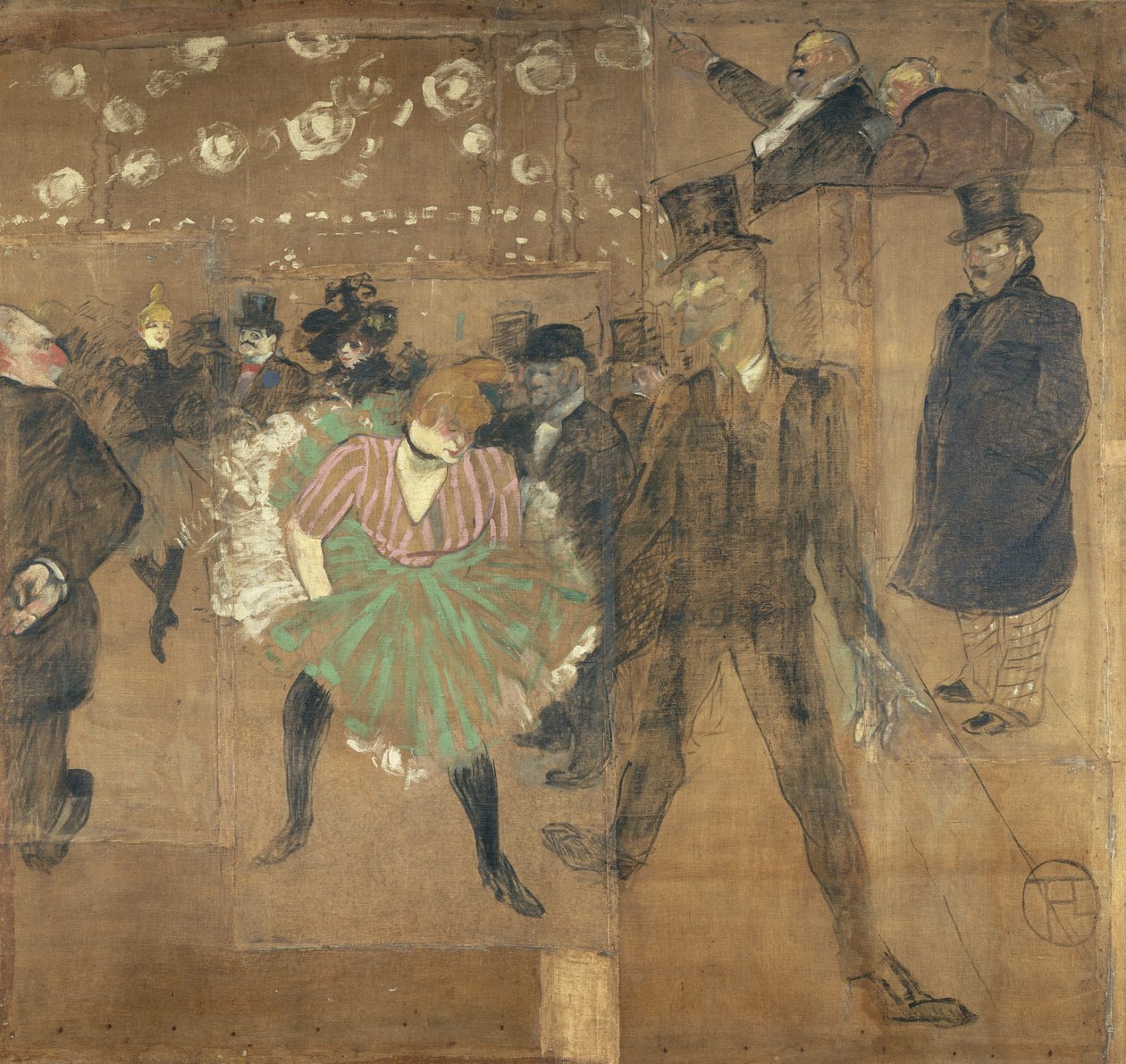 Panneaux pour la baraque de la Goulue, à la Foire du Trône à Paris - Henri de Toulouse Lautrec