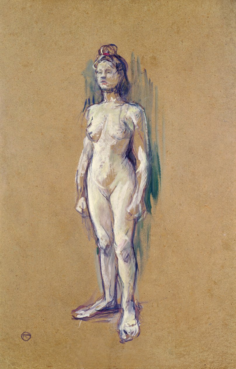 Femme nue debout - Henri de Toulouse Lautrec