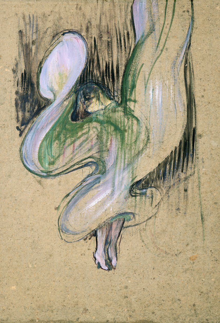 Étude pour Loie Fuller (1862-1928) aux Folies-Bergère - Henri de Toulouse Lautrec