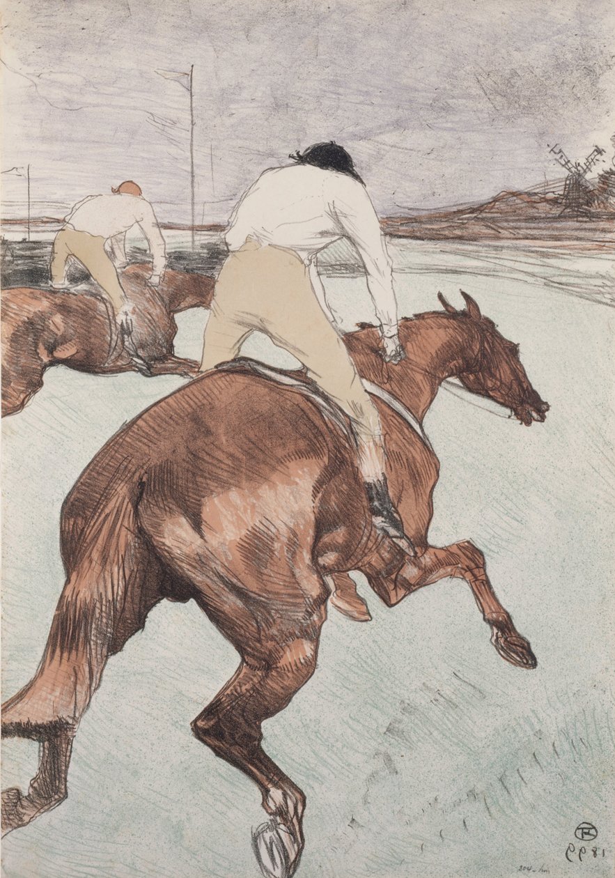 Le jockey - Henri de Toulouse Lautrec