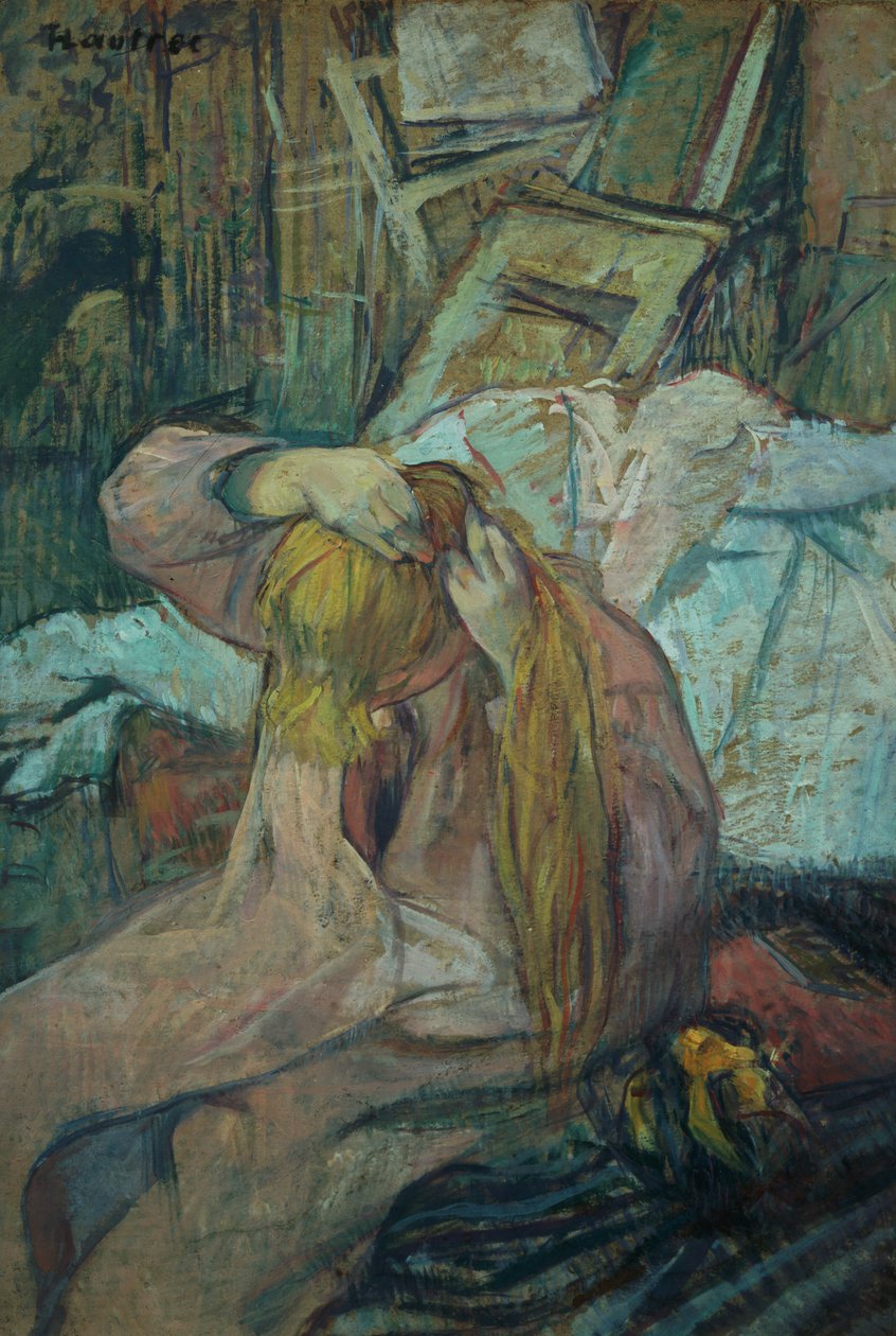 Femme se coiffant, 1891 - Henri de Toulouse Lautrec