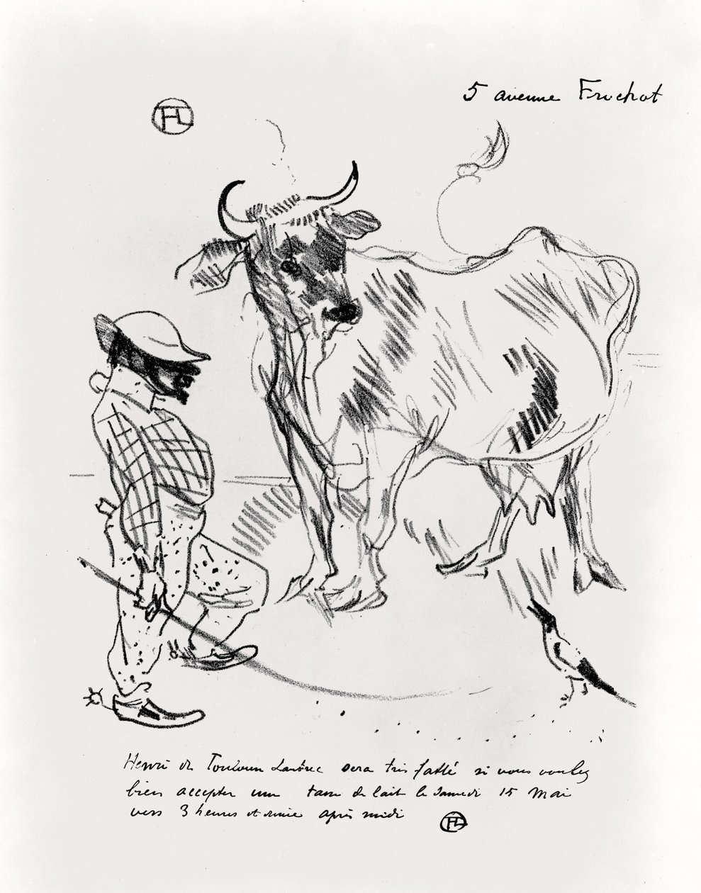 Invitation à une tasse de lait, 1897 - Henri de Toulouse Lautrec