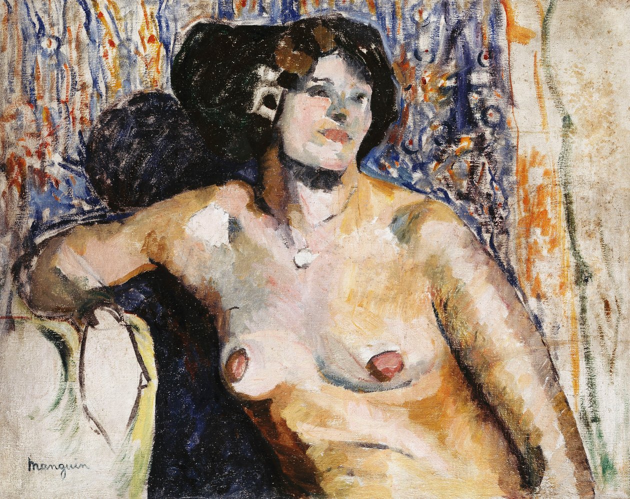 Nu assis - Henri Charles Manguin