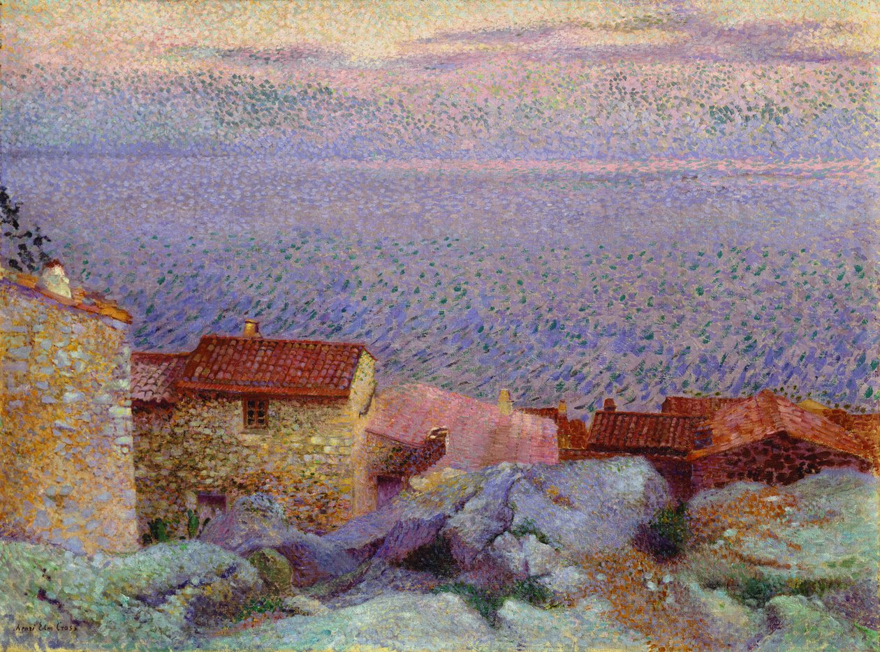 Paysage côtier - Henri Edmond Cross