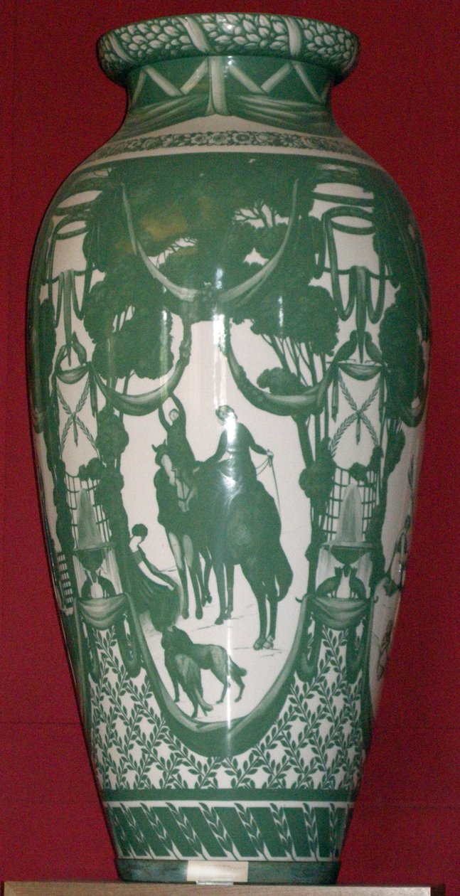 Plaisirs de la rivière et de la forêt, vase de Beauvais, d