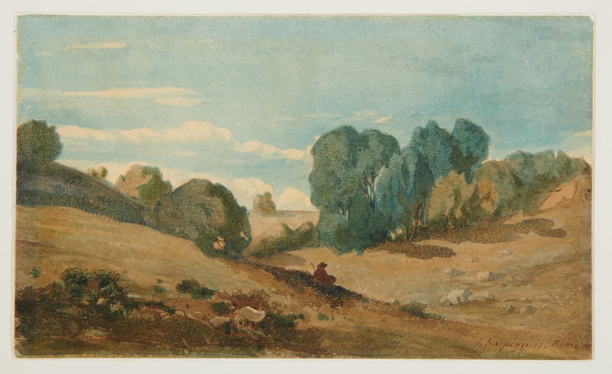 Vue près de Rome - Henri Joseph Harpignies