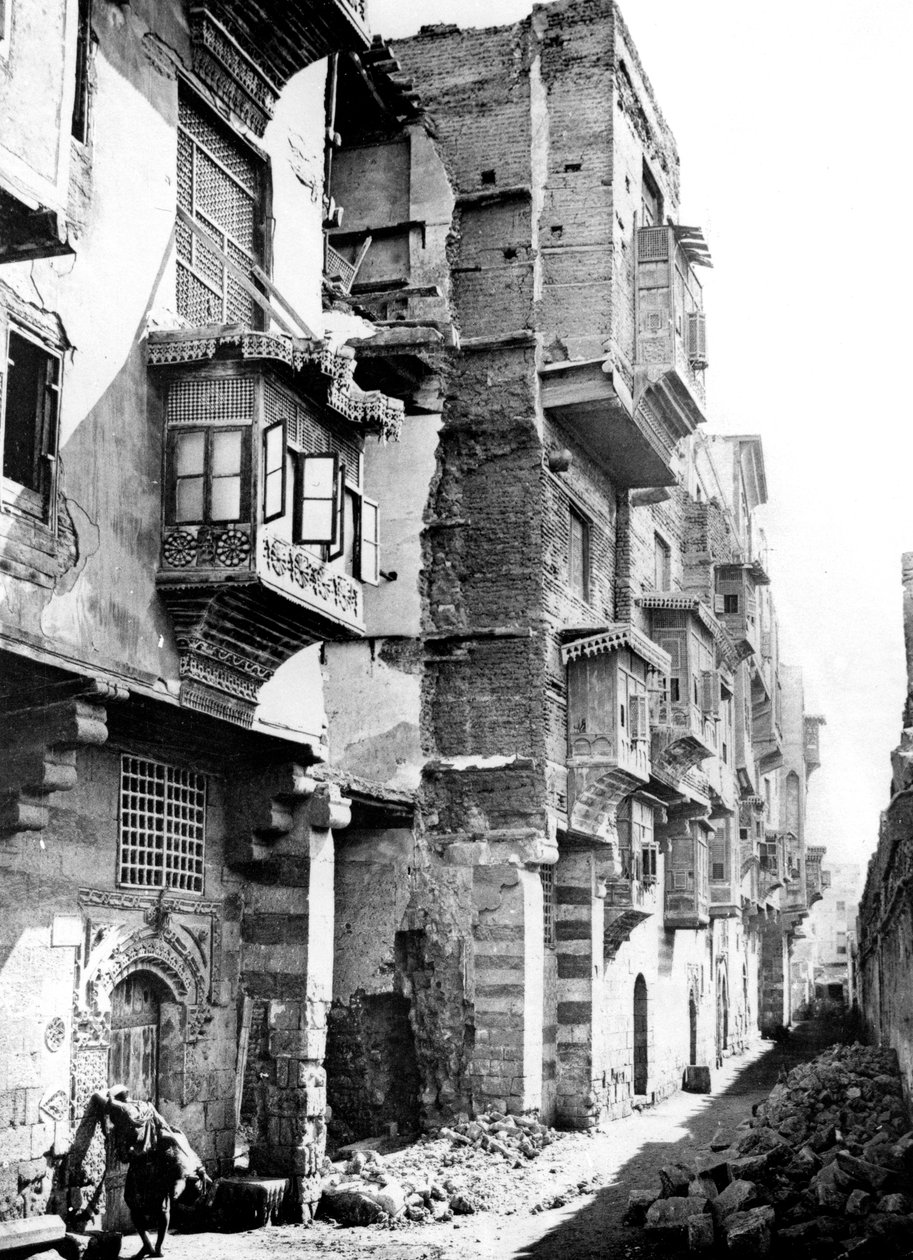 Rue, Nubie, Égypte, 1887 - Georges Henri Bechard