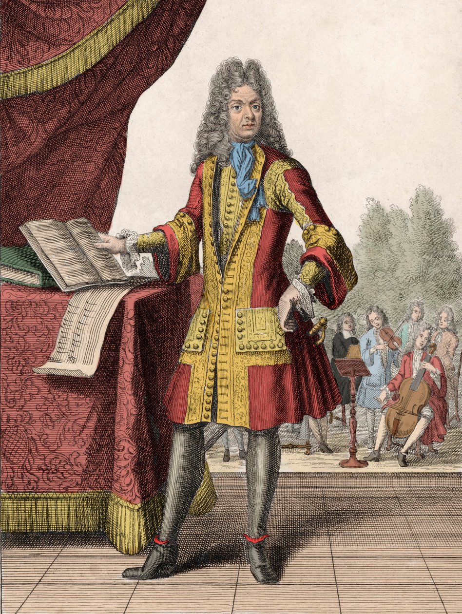 Portrait de Jean-Baptiste Lully (1632-1687) - Henri Bonnart
