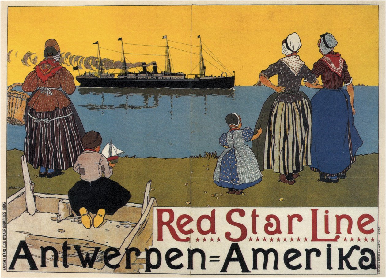 Red Star Line - Henri Cassiers