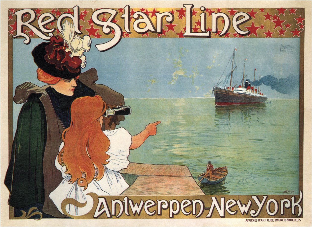 Red Star Line, 1899 - Henri Cassiers