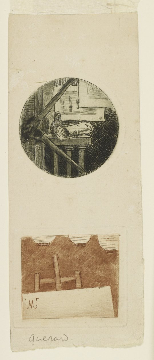 Carte de placement - Henri Charles Guérard