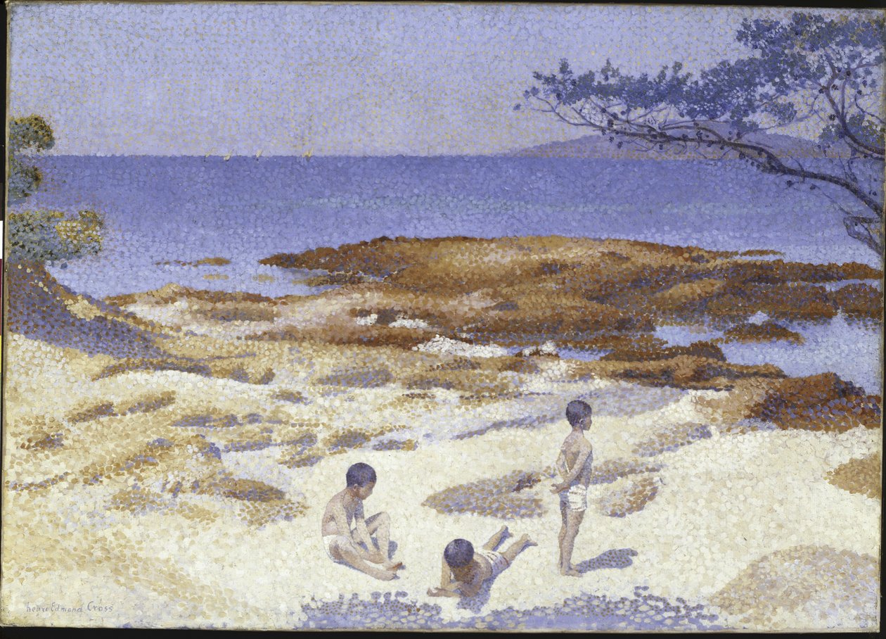 Plage à Cabasson - Henri Edmond Cross