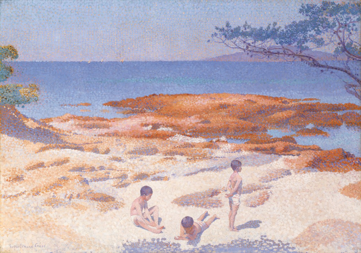 Plage à Cabasson Baigne-Cul, 1891-92 - Henri Edmond Cross