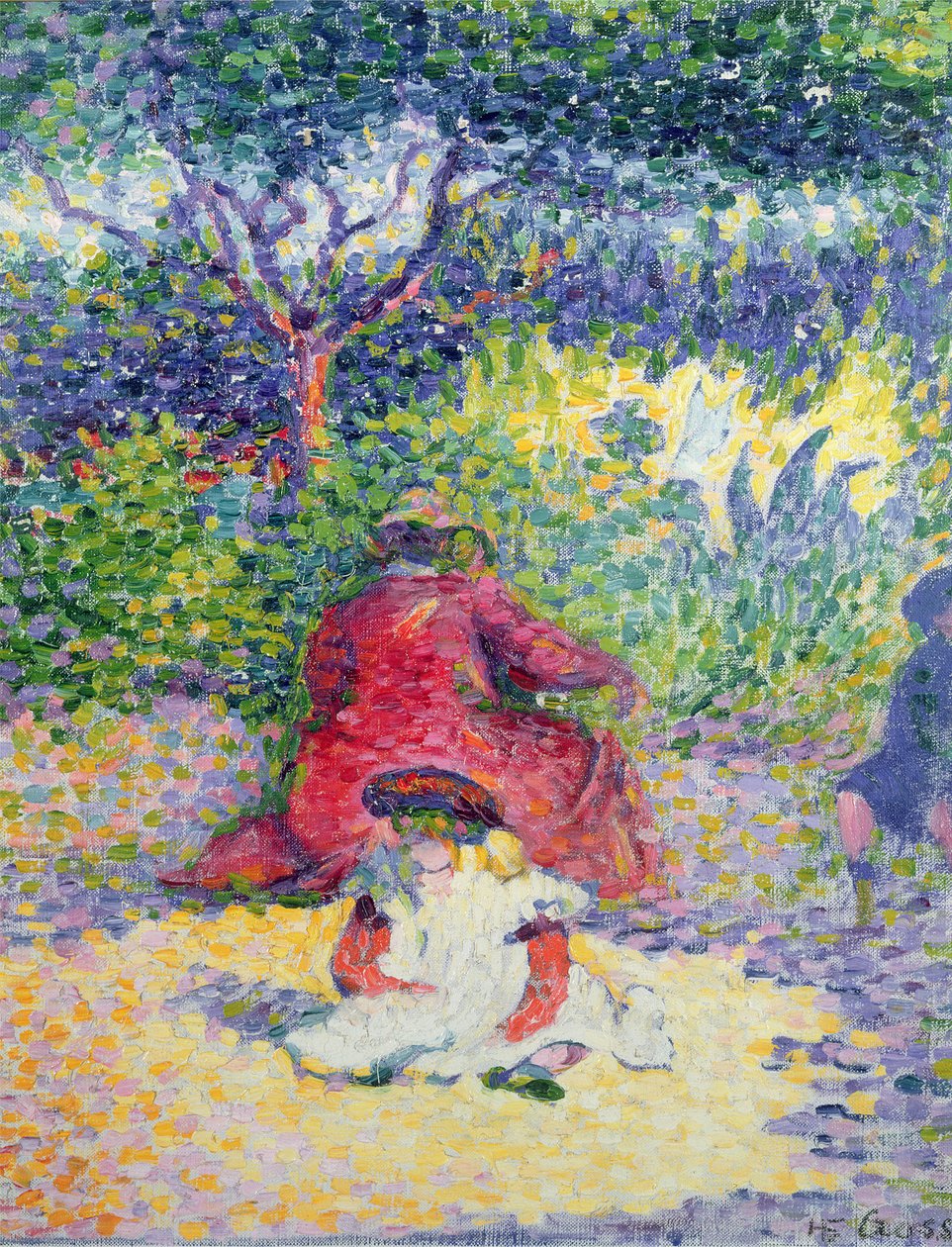 Dans le jardin - Henri Edmond Cross