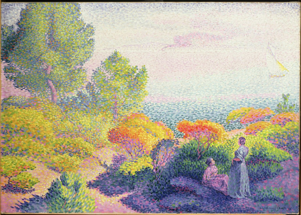 Paysage avec deux femmes, 1895 - Henri Edmond Cross