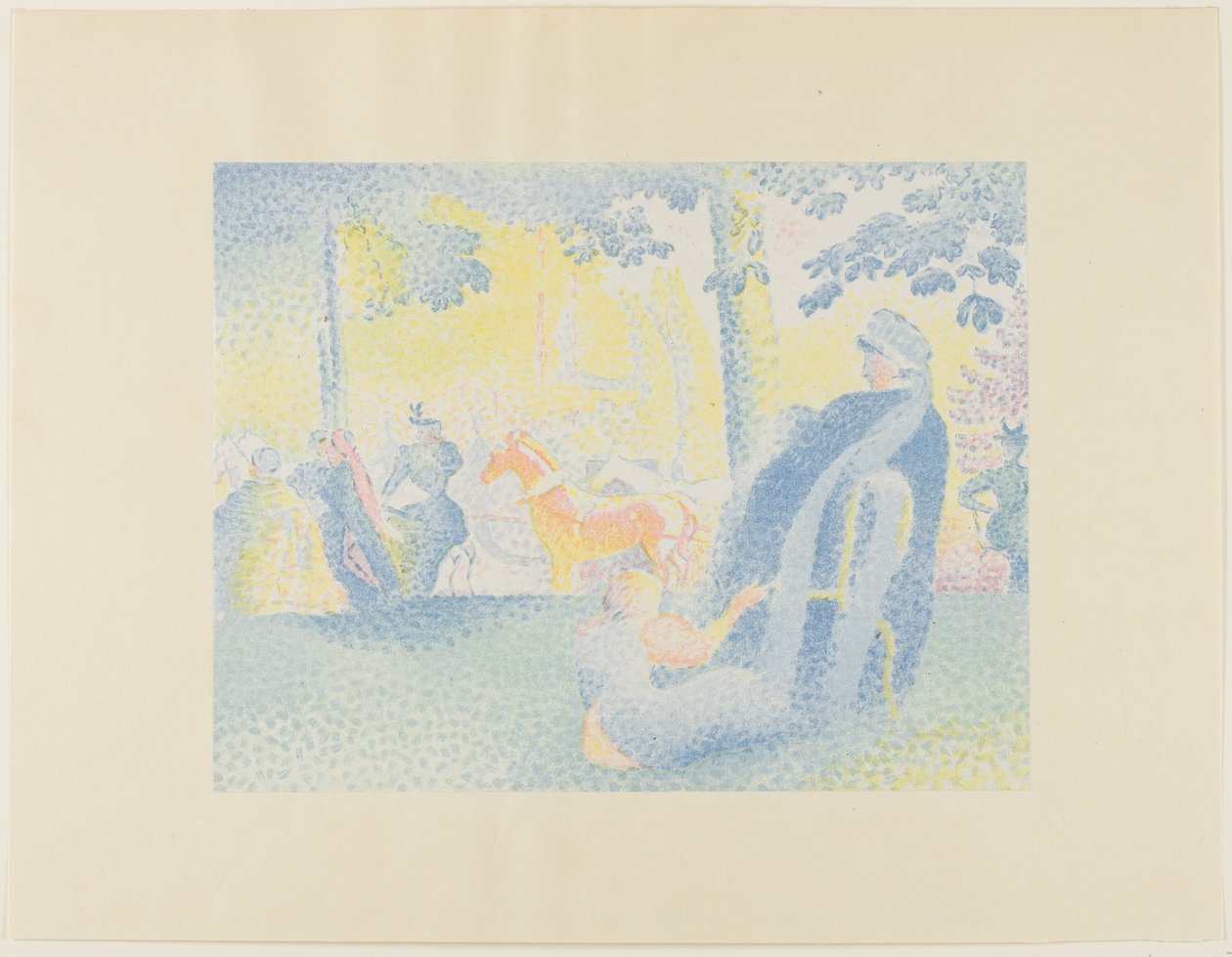 Les Champs-Élysées - Henri Edmond Cross