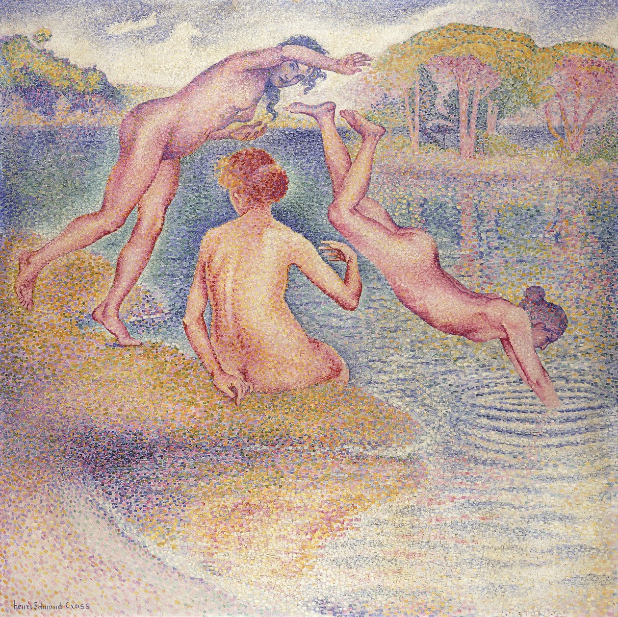 Les Baigneurs - Henri Edmond Cross