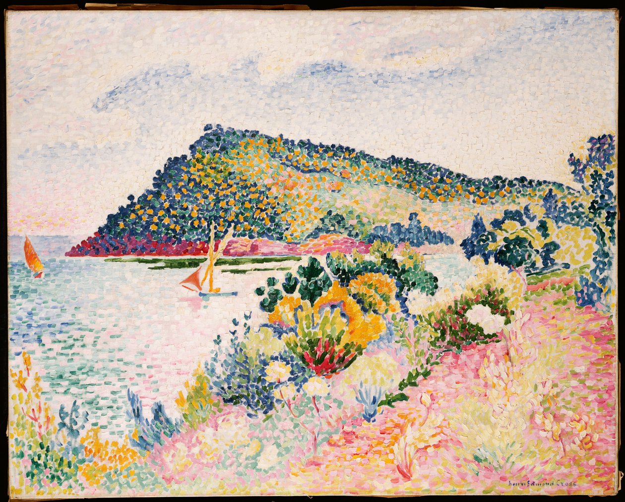 Le Cap Noir, Baie de Pramousquier, 1906 - Henri Edmond Cross