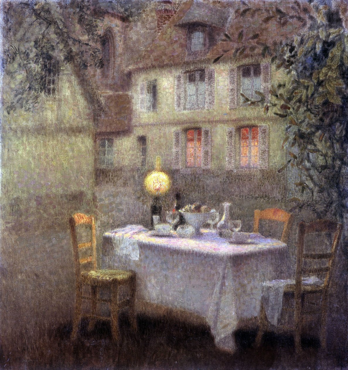La table - Henri Eugene Augustin Le Sidaner