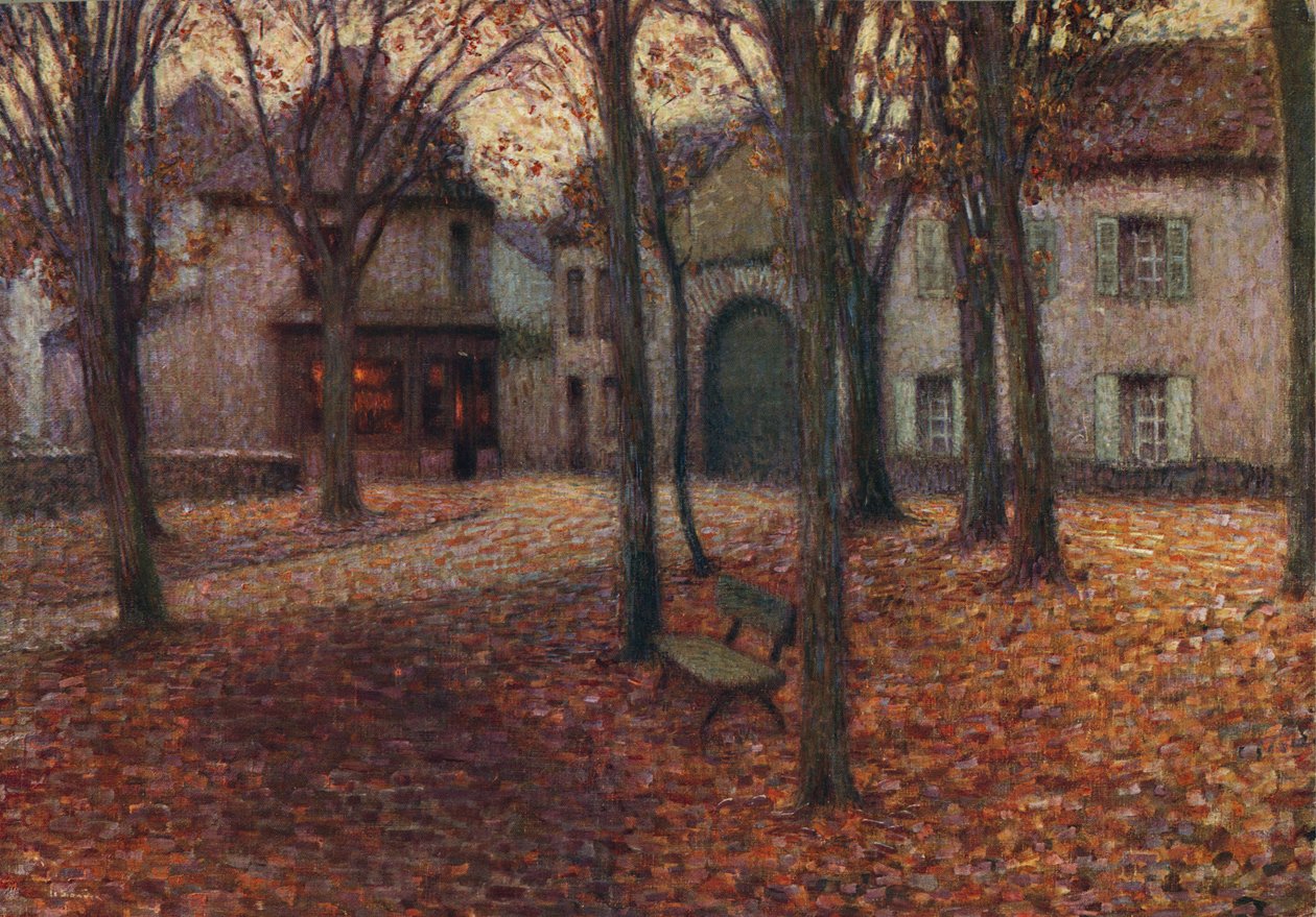 Le Village en automne, vers 1915 - Henri Eugene Le Sidaner