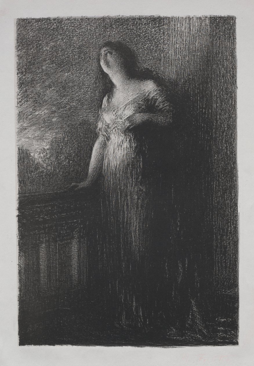 Confidant dans la nuit - Ignace Henri Jean Fantin Latour