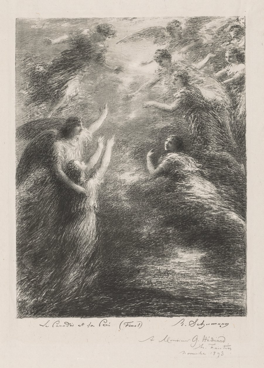 Le Paradis et la Péri - Ignace Henri Jean Fantin Latour