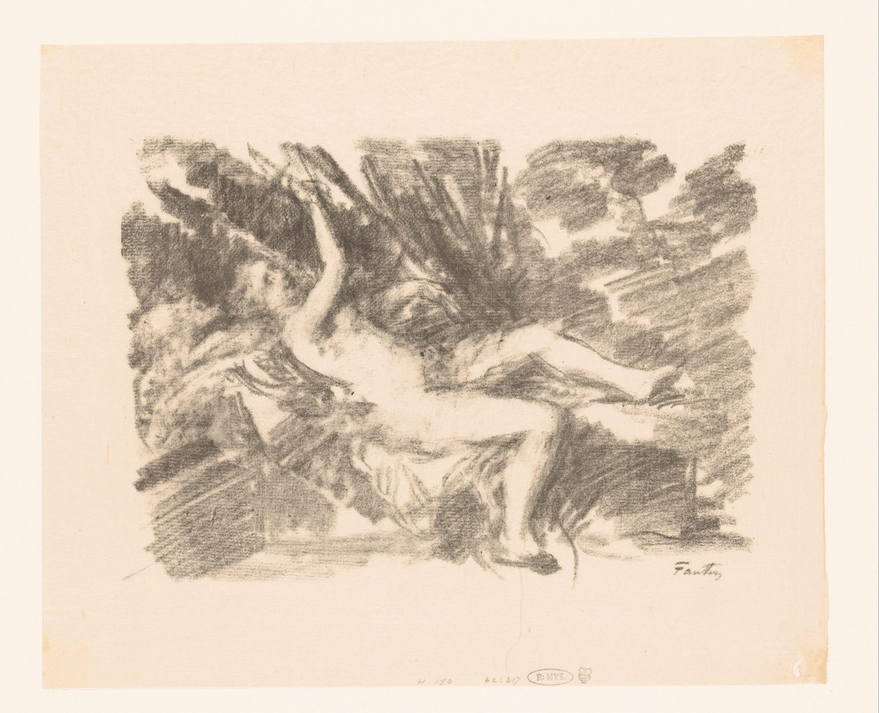 Femme nue éveillée - Ignace Henri Jean Fantin Latour