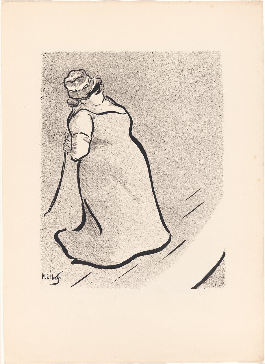 Jeanne Bloch, from Le Café-Concert - Henri Gabriel Ibels