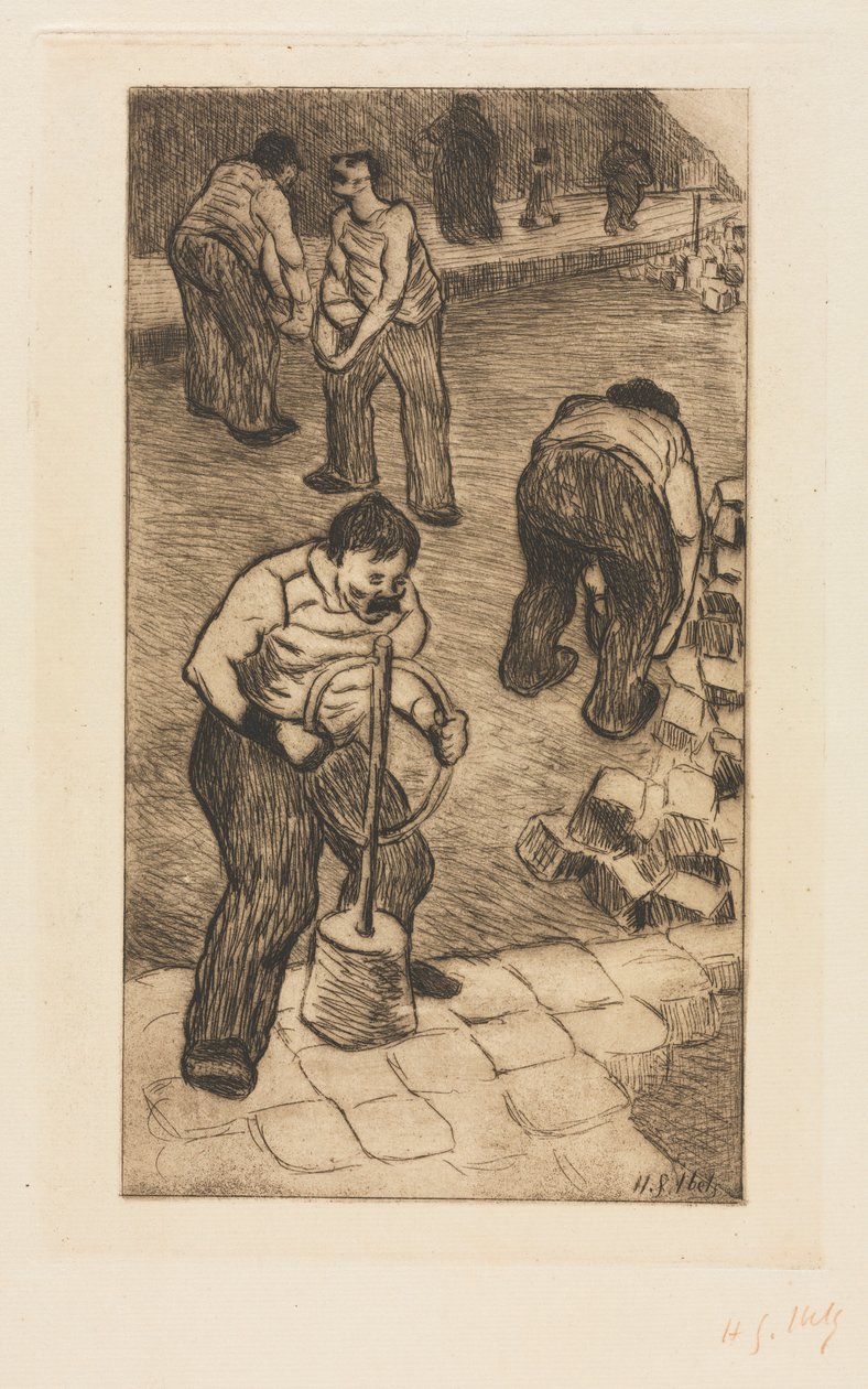 Les Paveurs de Rue - Henri Gabriel Ibels